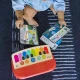 Hračka drevená hudobná klavír Cal’s First Melodies Magic Touch HAPE 6m+ Baby Einstein 12577-6