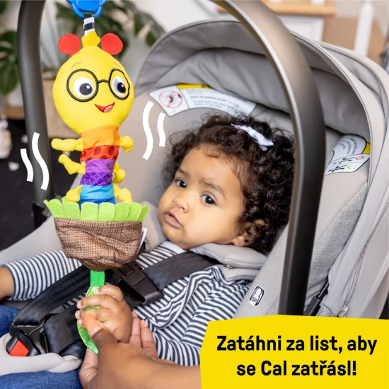 Hračka s hrkálkou naťahovacia na C krúžku Cal-a-Puller™ 0m+ Baby Einstein 16887-6