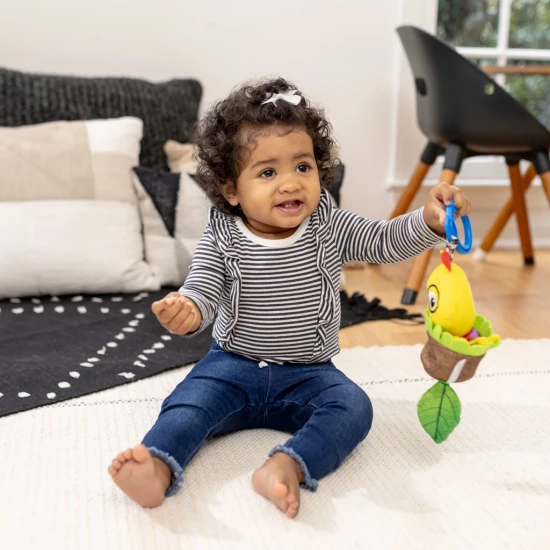 Hračka s hrkálkou naťahovacia na C krúžku Cal-a-Puller™ 0m+ Baby Einstein 16887-6