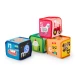 Hračka textilná kocky abeceda Alpha Stacks™ 4ks, 3m+ Baby Einstein 17304-4