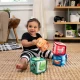 Hračka textilná kocky abeceda Alpha Stacks™ 4ks, 3m+ Baby Einstein 17304-4