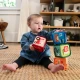Hračka textilná kocky abeceda Alpha Stacks™ 4ks, 3m+ Baby Einstein 17304-4