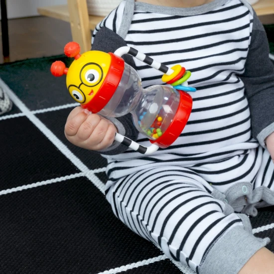Hrkálka s aktivitami Cal’s Sensory Shake-up™3m+ Baby Einstein 16707-6