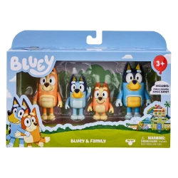 Figúrky Bluey Rodina 4 ks