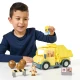 Sklápač s 2 figúrkami Bluey – hrací set s nákladným autom, figúrkami Bluey a Bingo a doplnkami