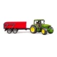 Farmer traktor John Deere s vlekom – Bruder 1072BRUD02057