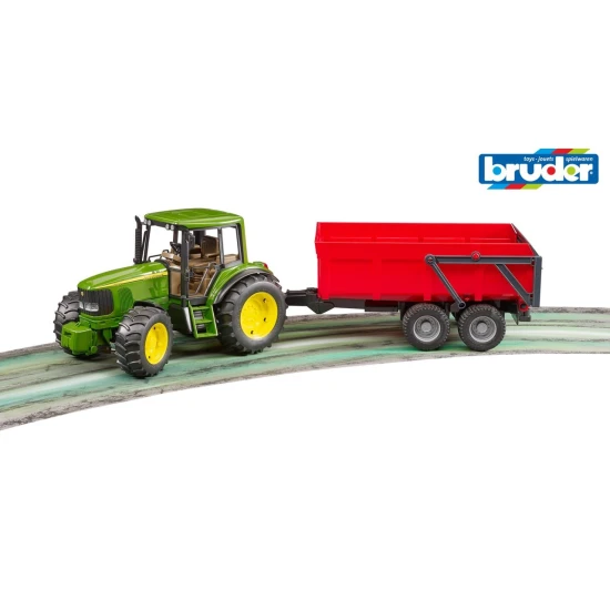 Farmer traktor John Deere s vlekom – Bruder 1072BRUD02057