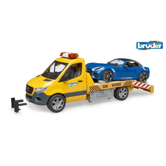 Komerčné vozidlá MB Sprinter prepravujúci auto Komerčné vozidlá MB Sprinter prepravujúci auto – Bruder 1072BRUD02675