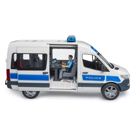 Konštrukčné vozidlá MB Sprinter Polícia s majákom – Bruder 1072BRUD02683