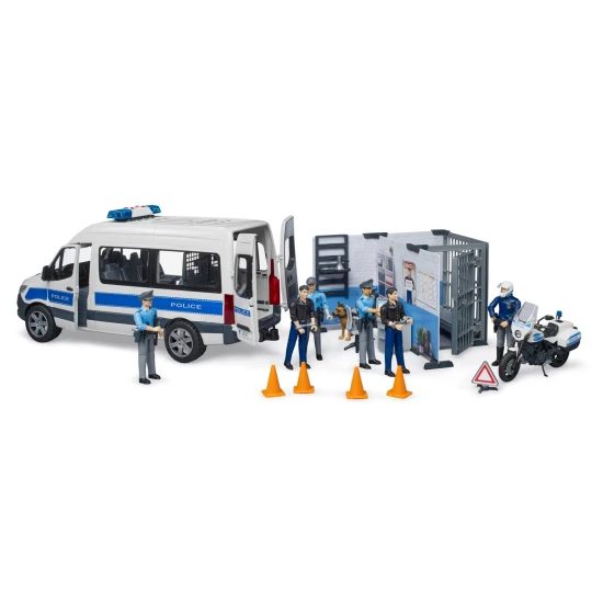 Konštrukčné vozidlá MB Sprinter Polícia s majákom – Bruder 1072BRUD02683