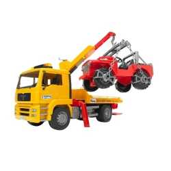 Bruder MAN TGA odťahové vozidlo s terénnym autom