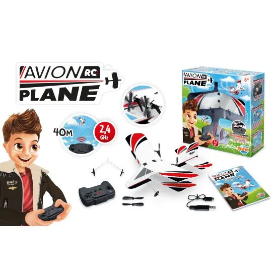 Diaľkovo ovládané lietadlo s jednoduchým ovládaním, Telo je vyrobené z protinárazovej peny.