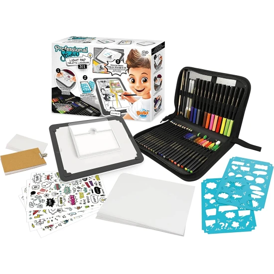 Prenosná podsvietená podložka na voľné kreslenie, kreslenie podľa predlohy a vytváranie komiksov.