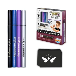 Kreatívna sada Tetovacie perá Silver