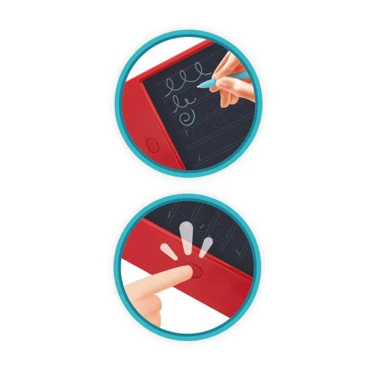 Elektronický tablet na kreslenie a precvičovanie písania písmen a číslic