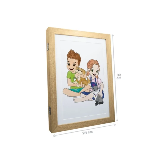 Rám na kresby – ideálny pre uchovanie a vystavenie detských výtvorov
