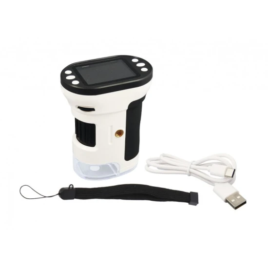 Prenosný video mikroskop Buki s obrazovkou pre deti