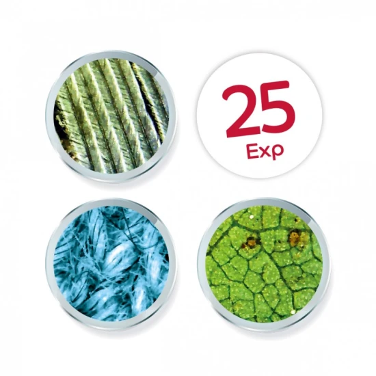 Prenosný video mikroskop Buki s obrazovkou pre deti