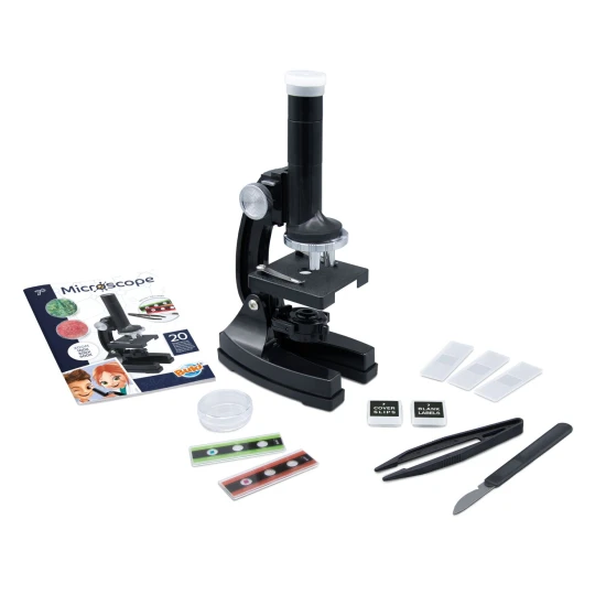 Mikroskop 20 experimentov Buki pre deti s príslušenstvom