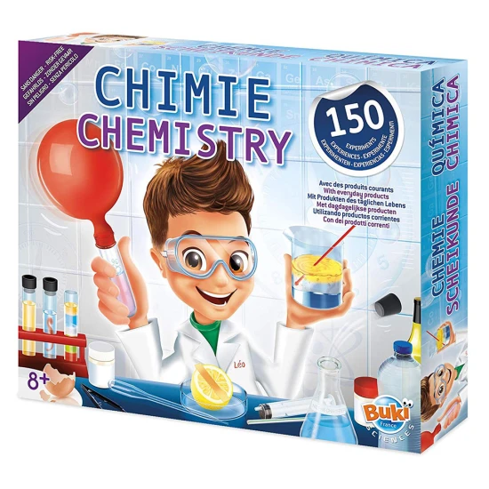 Chemické laboratórium je experimentálna súprava pre malých vedcov. 