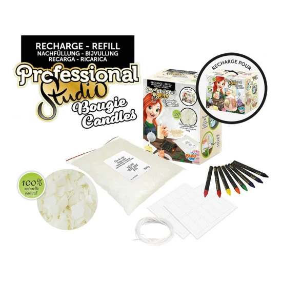 Náhradný vosk na výrobu domácich sviečok pre deti