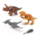 Stavebnica troch dinosaurov pre milovníkov dinosaurov, ktorí radi majstrujú.
