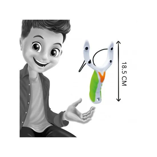 Nekonečná zábava s prakom na penové šípky.