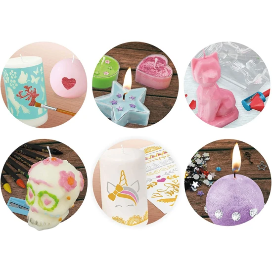 Vyrobte a ozdobte prírodné sviečky zo sójového vosku a bavlnených knôtov. 