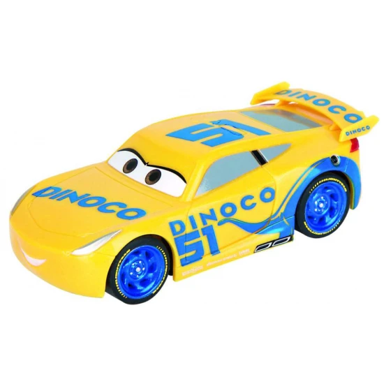 Autodráha Carrera Speed Arena Disney Cars – 2,77 m dráha s Bleskom McQueen a Dinoco Cruz, ovládače, počítadlo kôl a dekorácie Disneyho áut