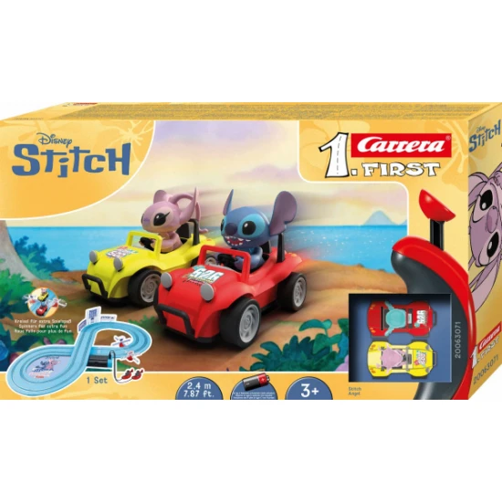 Autodráha Carrera FIRST Disney Stitch 2,4 m – Carrera GCO1046