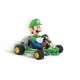 RC motorka Carrera Luigi s postavičkou z Nintendo, jazdiaca rýchlosťou 9 km/h.