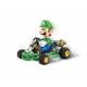 RC motorka Carrera Luigi s postavičkou z Nintendo, jazdiaca rýchlosťou 9 km/h.