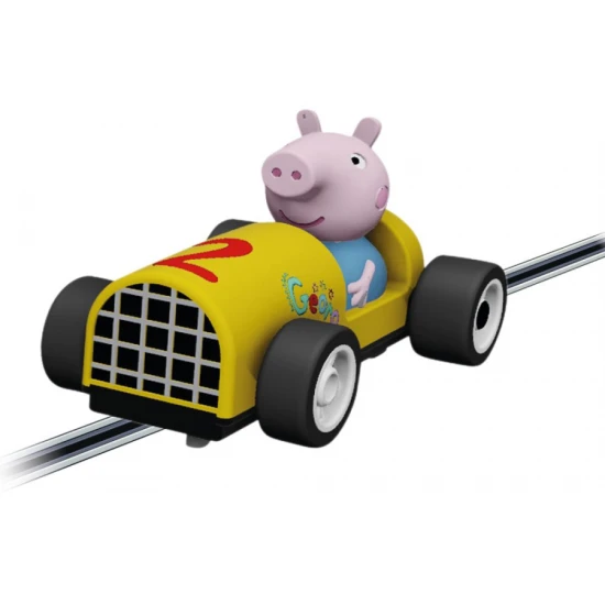 Autodráha Carrera FIRST Prasiatko Peppa s autíčkami Peppa a Tom na 2,9 m dlhej dráhe.