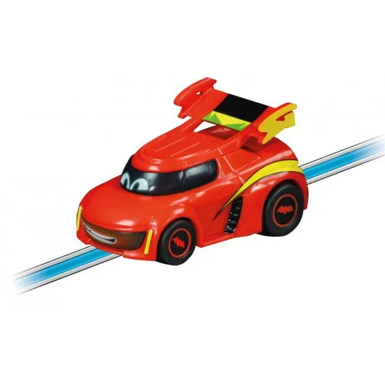 Autodráha Carrera FIRST Batwheels s autíčkami BAM a Redbird na vzrušujúcej 2,4 m dlhej dráhe.