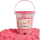 ChildGen Magický piesok vo vedierku Pink 500 g – prírodný, antibakteriálny a voňavý kinetický piesok pre deti.