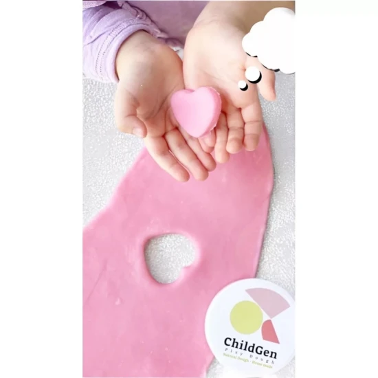 ChildGen Plastelína v kelímku Pastel - prírodná plastelína v 6 pastelových farbách.