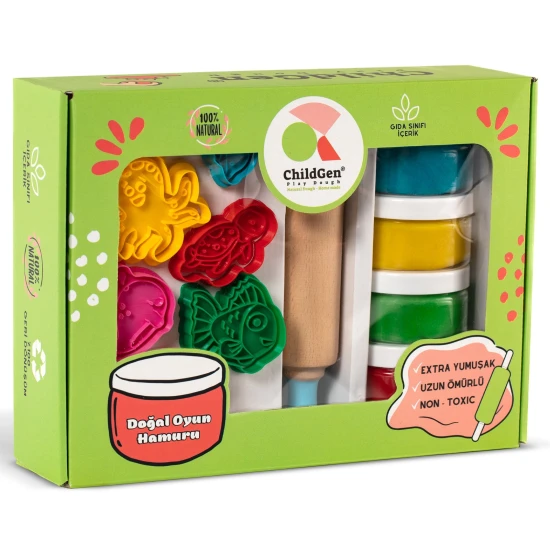 Kreatívna modelovacia sada More – prírodná plastelína pre malých tvorcov