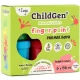 ChildGen Prstové farby umývateľné 6 x 50 ml - prírodné, netoxické a ľahko umývateľné farby pre deti.