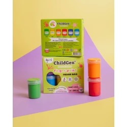 Prstové farby umývateľné 6 x 50 ml