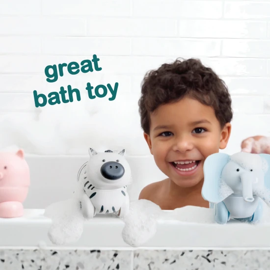 Magnetické zvieratká Magimals Wheely – hračka Zebra a Slon na kolieskach s magnetickými časťami