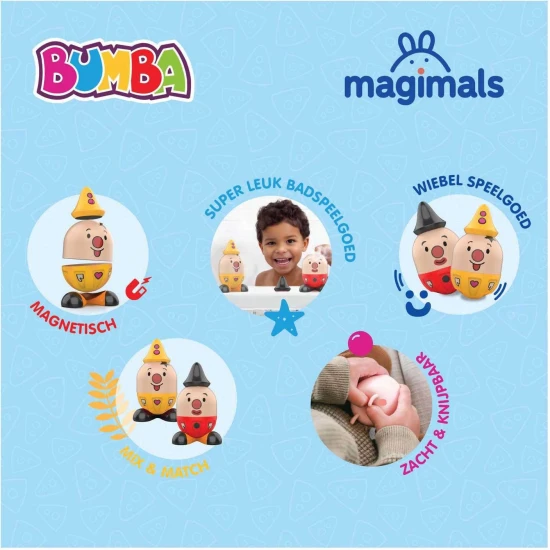 Skladacie magnetické figúrky Bumba