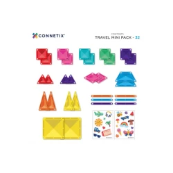 Magnetická stavebnica Travel Mini Pack 32 dielov