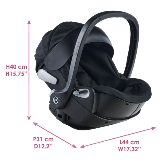 Autosedačka Cybex Black 2 v 1 pre bábiky Autosedačka Cybex Black 2 v 1 pre bábiky CO141880