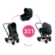 Kočík Cybex Black 3 v 1 pre bábiky 36-42 cm CO142070