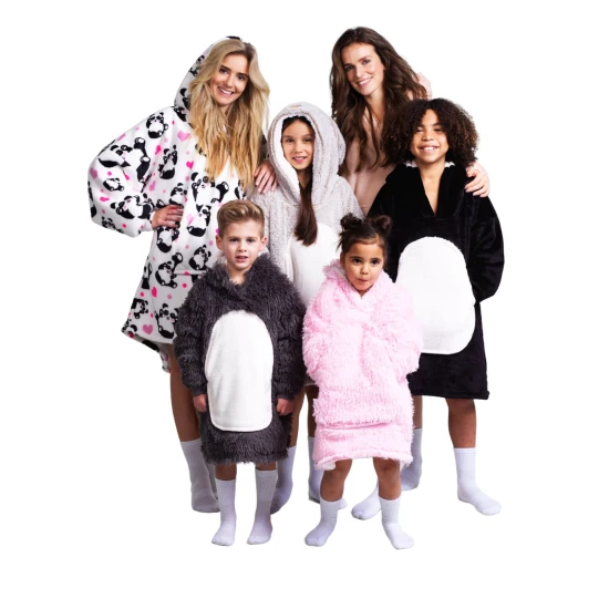 Cozy Noxxiez Mikinová deka Panda 7 - 12 rokov