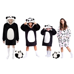 Cozy Noxxiez Hrejivý plyšový vankúš 3 v 1 Panda
