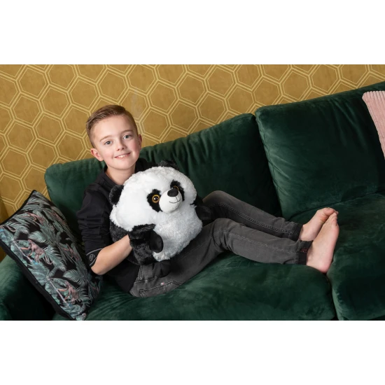 Cozy Noxxiez Hrejivý plyšový vankúš 3 v 1 Panda Cozy Noxxiez Hrejivý plyšový vankúš 3 v 1 Panda