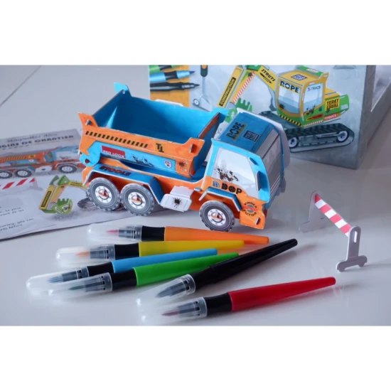 Kreatívna sada pre deti Papierové 3D modely Stavebné autá Crea Lign