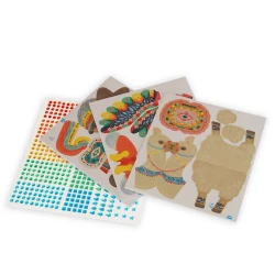 3D zvieratká Diamantová mozaika Zvieratká v Peru 5+