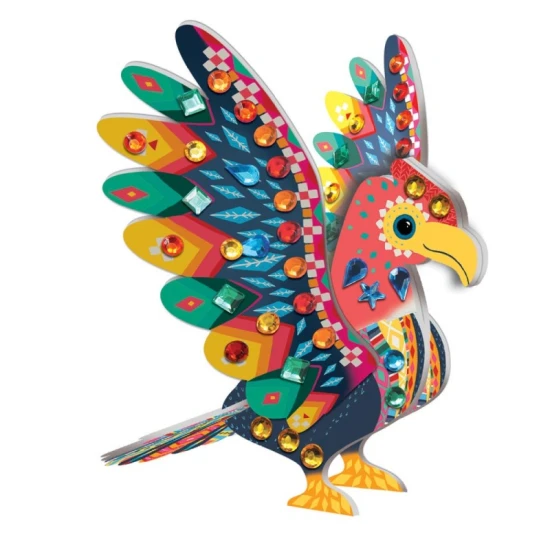 Kreatívna sada pre deti 3D diamantová mozaika Zvieratká v Peru Crea Lign